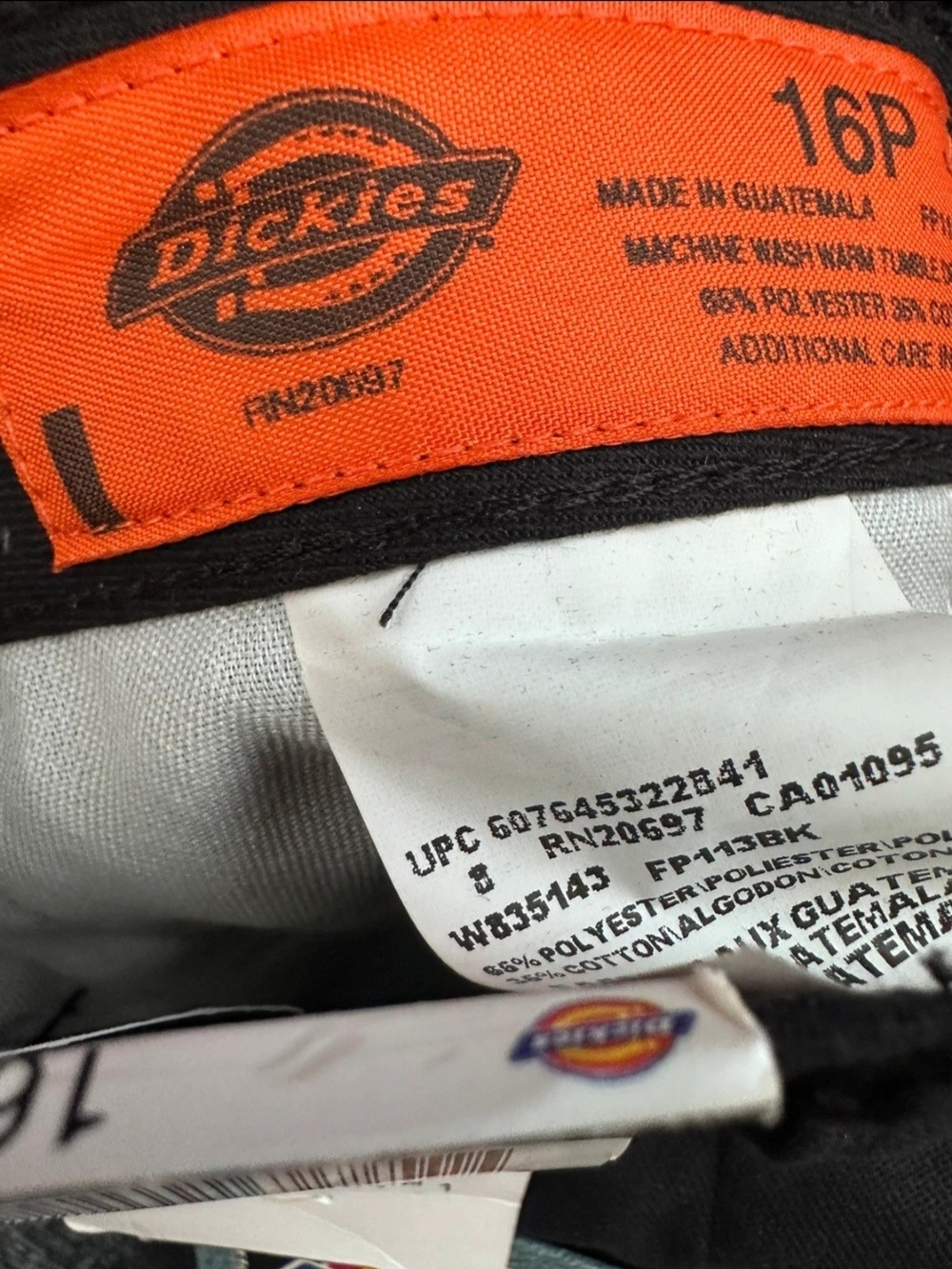 Dickies Women's Straight-Leg Black Utility Pants - Picture 9 of 9